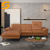 Big Lots L shade Brown Recliner Sofa