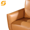 Single Leather Small Sofa