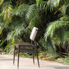 Small Taupe Patio Outdoor Chair