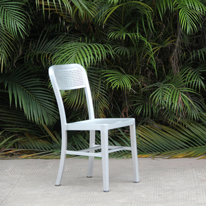 Contemporary Grey Dining Outdoor Chair