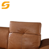 Big Lots L shade Brown Recliner Sofa