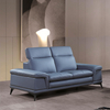 foldable blue recliner sofa