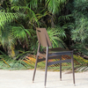 Small Taupe Patio Outdoor Chair